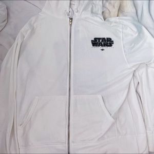 White DCL Starwars hoodie